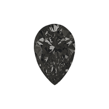 Black diamond with a bold opaque finish