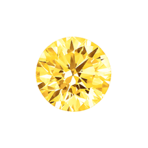Yellow diamond with a warm golden hue