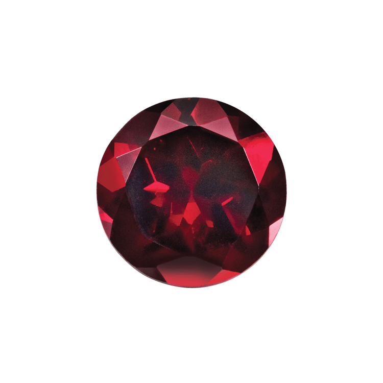 Ruby gemstone with a bold, deep red brilliance