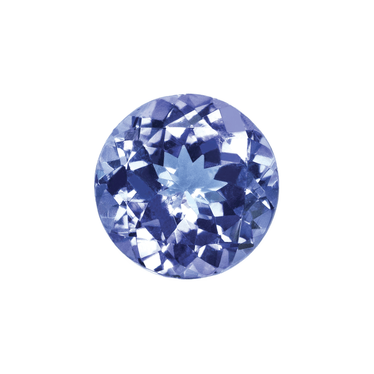 Tanzanite gemstone with a unique blue-violet shimmer