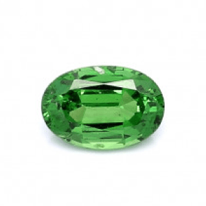 Tsavorite garnet with a lush green hue