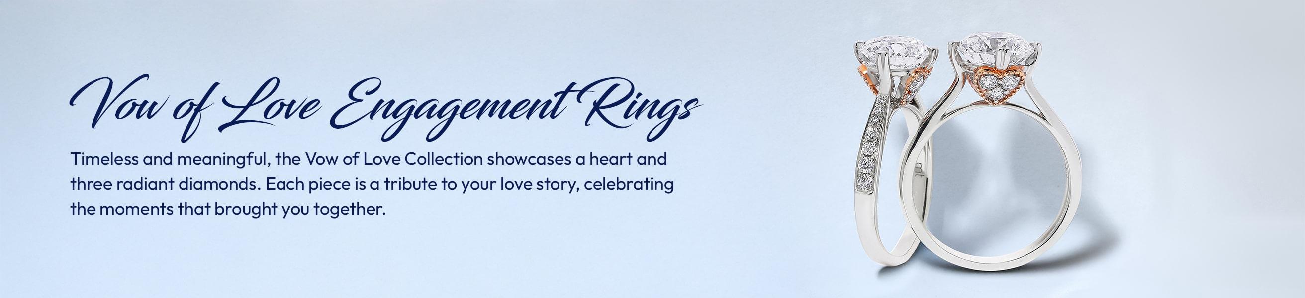 Vow of love Engagement Rings