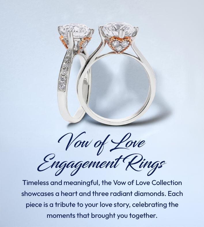 Vow of love Engagement Rings