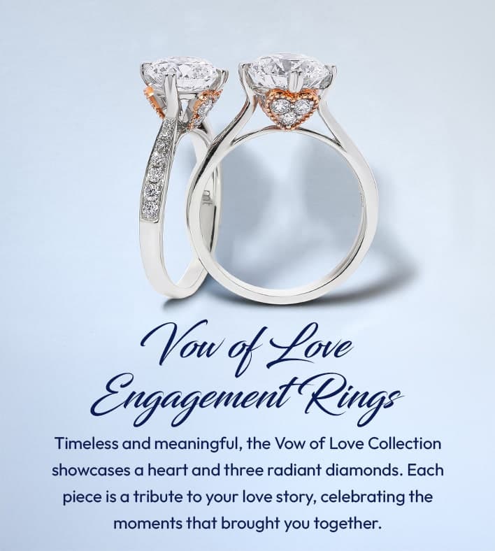 Vow of love Engagement Rings