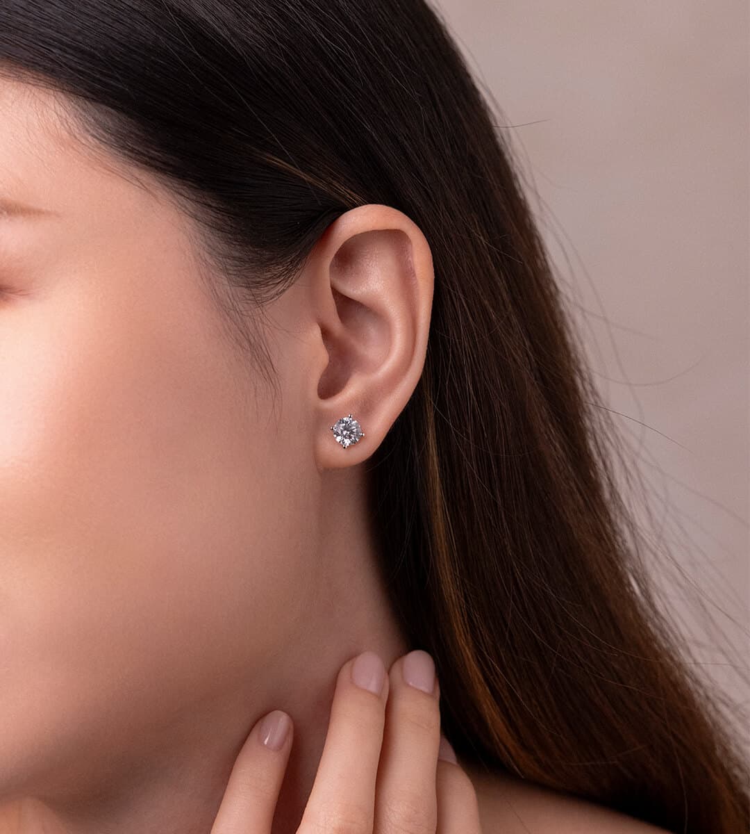 Diamond Stud Earrings
