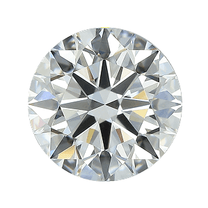 The real image of its hearts and arrows.